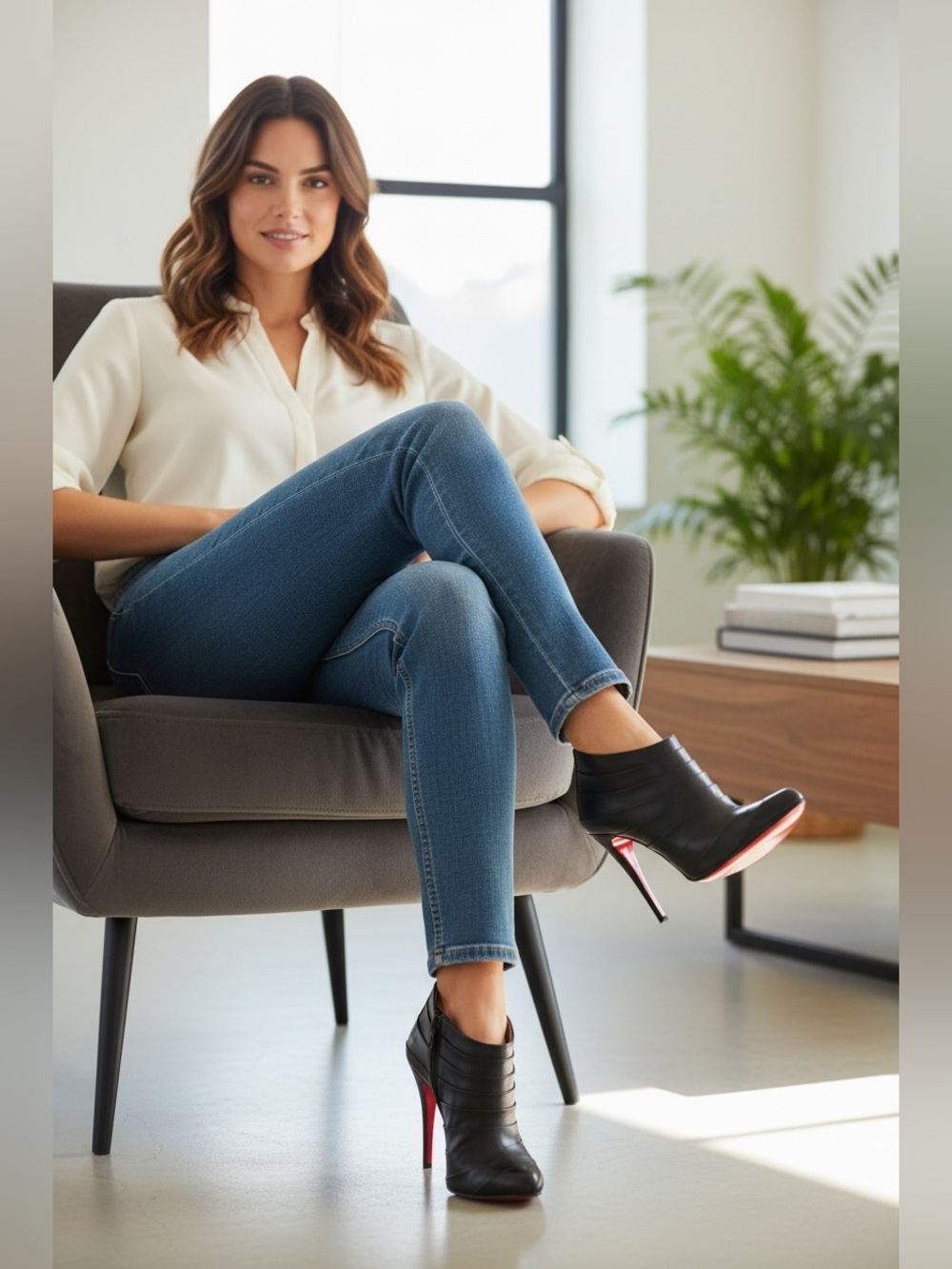Christian Louboutin Black Boot Heels
Size 8.5/39 - Picture 8 of 16